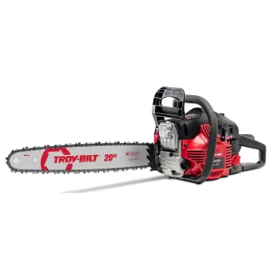 Troy-Bilt TB4620C 20 in. 46 cc Gas 2-Cycle Chainsaw with Automatic Chain Oiler and Heavy-Duty Carry Case Included