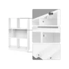 VASAGLE Bookcase, Bookshelf, Cube Organizer, Storage Cabinet, White