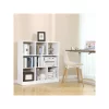 VASAGLE Bookcase, Bookshelf, Cube Organizer, Storage Cabinet, White