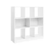 VASAGLE Bookcase, Bookshelf, Cube Organizer, Storage Cabinet, White