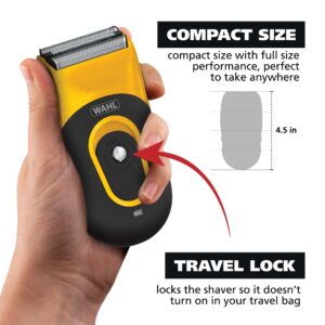 Wahl Compact Life Proof Rechargeable Lithium Ion Flex Foil Shaver for Men, 3023681
