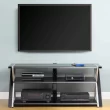 Whalen Furniture Black TV Stand for 60