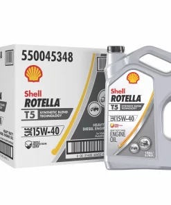 (3 pack) Shell Rotella T5 Synthetic Blend 15W-40 Diesel Engine Oil, 1 Gallon, 3-Pack Case