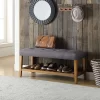 ACME Furniture Acme 96686 Charla Bench, Gray & Oak, One Size