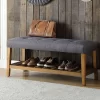 ACME Furniture Acme 96686 Charla Bench, Gray & Oak, One Size