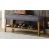 ACME Furniture Acme 96686 Charla Bench, Gray & Oak, One Size