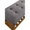 ACME Furniture Acme 96686 Charla Bench, Gray & Oak, One Size