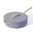 Beautiful 5.5 Quart Ceramic Non-Stick Saute Pan, Cornflower Blue by Drew Barrymore