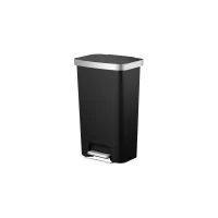 Simply Essential Rectangle Step Trash Can - Grey 2.25 gal