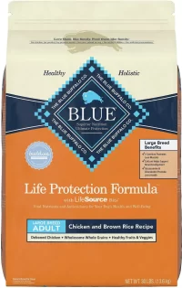 Blue Buffalo Life Protection Formula Large Breed Adult Chicken & Brown Rice Recipe Dry Dog Food - 30-lb bag