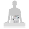 Brother Serger 1034D, Heavy-Duty Metal Frame Overlock Machine, 1,300 Stitches Per Minute, Removeable Trim Trap, 3 Included Accessory Feet,White