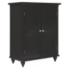 Charlton Home Ione Freestanding Bathroom Cabinet, Dark Espresso