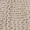 Christopher Knight GDFStudio Valentine Hand Knit Fabric Pouf (Ivory)