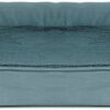 FurHaven Plush & Suede Full Support Orthopedic Sofa Dog & Cat Bed, Deep Pool, Jumbo