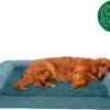 FurHaven Plush & Suede Full Support Orthopedic Sofa Dog & Cat Bed, Deep Pool, Jumbo