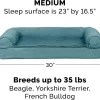 FurHaven Plush & Suede Full Support Orthopedic Sofa Dog & Cat Bed FurHaven Plush & Suede Full Support Orthopedic Sofa Dog & Cat Bed, Deep Pool, Medium