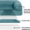 FurHaven Plush & Suede Full Support Orthopedic Sofa Dog & Cat Bed FurHaven Plush & Suede Full Support Orthopedic Sofa Dog & Cat Bed, Deep Pool, Medium
