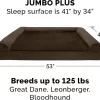 FurHaven Plush & Suede Full Support Orthopedic Sofa Dog & Cat Bed, Espresso, Jumbo Plus
