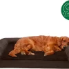 FurHaven Plush & Suede Full Support Orthopedic Sofa Dog & Cat Bed, Espresso, Jumbo