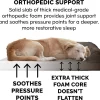 FurHaven Plush & Suede Full Support Orthopedic Sofa Dog & Cat Bed, Espresso, Medium