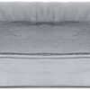 FurHaven Plush & Suede Full Support Orthopedic Sofa Dog & Cat Bed, Gray, Jumbo