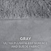 FurHaven Plush & Suede Full Support Orthopedic Sofa Dog & Cat Bed, Gray, Jumbo