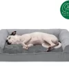 FurHaven Plush & Suede Full Support Orthopedic Sofa Dog & Cat Bed, Gray, Medium FurHaven Plush & Suede Full Support Orthopedic Sofa Dog & Cat Bed, Gray, Medium