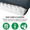 FurHaven Quilted Orthopedic Sofa Cat & Dog Bed w/ Removable Cover, Iron Gray, Medium