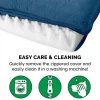 FurHaven Quilted Orthopedic Sofa Cat & Dog Bed w/ Removable Cover, Navy, Medium