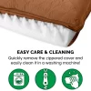 FurHaven Quilted Orthopedic Sofa Cat & Dog Bed w/ Removable Cover, Warm Brown, Medium