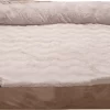 FurHaven Velvet Waves Perfect Comfort Orthopedic Sofa Cat & Dog Bed, Brownstone, Jumbo Plus FurHaven Velvet Waves Perfect Comfort Orthopedic Sofa Cat & Dog Bed, Brownstone, Jumbo Plus
