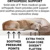 FurHaven Velvet Waves Perfect Comfort Orthopedic Sofa Cat & Dog Bed, Brownstone, Jumbo Plus FurHaven Velvet Waves Perfect Comfort Orthopedic Sofa Cat & Dog Bed, Brownstone, Jumbo Plus