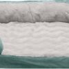 FurHaven Velvet Waves Perfect Comfort Orthopedic Sofa Cat & Dog Bed, Celadon Green, Large