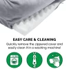 FurHaven Velvet Waves Perfect Comfort Orthopedic Sofa Cat & Dog Bed, Granite Gray, Jumbo