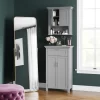 Highland Dunes Rysing Wall Mounted Bathroom Cabinet, Gray