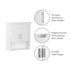 Highland Dunes Rysing Wall Mounted Bathroom Cabinet, White