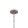 Kichler Stetton Anvil Iron and Distressed Antique Grey Farmhouse Square Mini Pendant Light