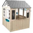 KidKraft Hillcrest Wooden Outdoor Playhouse with EZ Kraft Assembly™, Ringing Doorbell, Mailbox and Awning, Gift for Ages 3-10