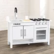 KidKraft Little Cook's Work Station Kitchen, Gift for Ages 3+ , White