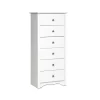 Lark Manor Alyrah 6 Drawer 23.25" W Lingerie Chest, White Lark Manor Alyrah 6 Drawer 23.25 W Lingerie Chest, White
