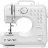 MICHLEY LSS-505+ Desktop 12-Stitch Sewing Machine , White