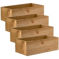 Make Market 4 Pack 12 Wood Pallet Bin
