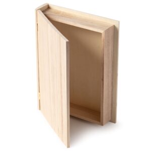 Make Market 8 Pack: 9.75" Wooden Book Box