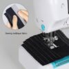NEX NX-BSM505B Mechanical Portable Sewing Machine with Two Speed Control, Double Thread, 12 Pre-Set Stitches
