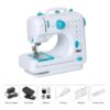 NEX NX-BSM505B Mechanical Portable Sewing Machine with Two Speed Control, Double Thread, 12 Pre-Set Stitches