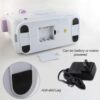 NEX Portable Sewing Machine Double Speeds for Beginner, Kids Sewing Machine with Reverse Sewing and 12 Built-In Stitches, Light Purple