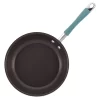 Rachael Ray Cucina Nonstick Cookware and Prep Bowl Set, 12-Piece - Agave Blue Rachael Ray Cucina Nonstick Cookware and Prep Bowl Set, 12-Piece - Agave Blue