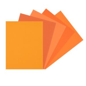 Recollections 12 Packs: 50 ct. (600 total) Tangerine 8.5" x 11" Cardstock Paper