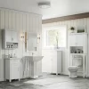 Highland Dunes Rysing Wall Mounted Bathroom Cabinet, White