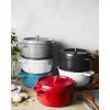 STAUB Cast Iron Round Cocotte, 5.5-quart, Black Matte, Made in France